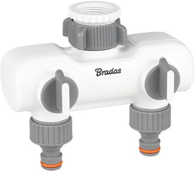 Bradas 2-weg splitter waterverdeler - gw 1"-3/4"