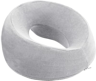 Dailygoods- Gezichtskussen voor massage - Massage-gezichtskussen - Lichtgrijs - Antislip - Traagschuim - Comfortabel en huidvriendelijk - Massageschijf