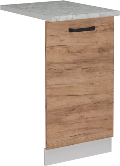 Vicco R-Line Vaatwasserfrontpaneel – 45 cm, WB Marmer Krachtige eik goud