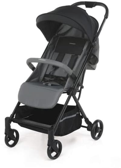 Compacte kinderwagen met 1-handsluiting en verstelbare rugleuning voor kinderen tot 15 kg