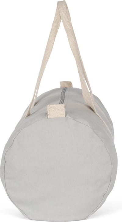 Kimood Reistas van katoencanvas KI0632 - Snow Grey / Natural - One size