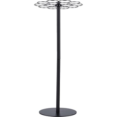 Support de Médailles Rotatif Acier au Carbone Peut Accrocher 45 Médailles Support de Médailles avec 15 Anneaux Renforcés pour Table black