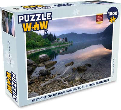 Puzzel Uitzicht op de baai van Kotor in Montenegro - Legpuzzel - Puzzel 1000 stukjes volwassenen