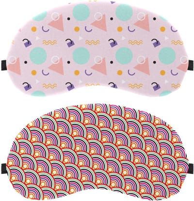 Slaapmasker - Oogmasker - Totale verduistering - Geen druk - 19.5x10 cm - Zwart