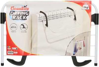 Hangend Droogrek - 5KG Draagkracht - Draagbaar en Superlicht - Inklapbaar Wasrek - Wanddroogrek - 51 x 35 x 15 cm - Zwart - CleanRite