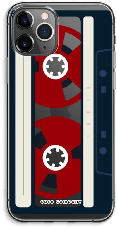 Case Company® - Hoesje geschikt voor iPhone 11 Pro Max hoesje - Here's your tape - Soft Cover Telefoonhoesje - Bescherming aan alle Kanten en Schermrand