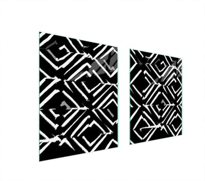 TMK ArtDeko - Glazen Beschermplaat - Keuken - 85x52 cm - Veilig en Stijlvol
