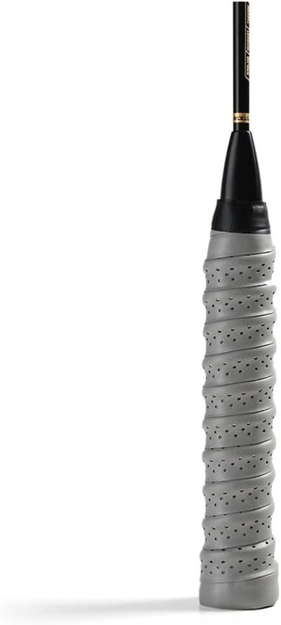 Non-slip gripband voor tennisrackets en badminton, zelfklevend, grijs, 10 stuks, verbeter je spel met optimale controle en comfort