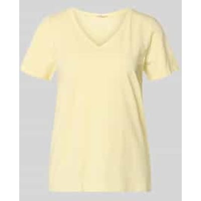 regular fit T-shirt van katoenmix
