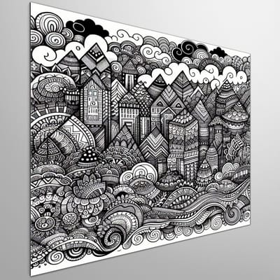 Kunstprint | Wanddecoratie | Dibond | 20 × 20 cm