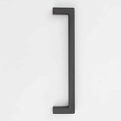 Deurgreep Jurian - 3.5 x 17.0 x 2.0 cm - zwart - metaal - geschikt voor binnen - modern/industrieel