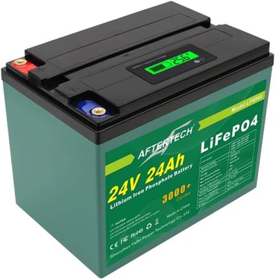 Lithium Ijzerfosfaat Batterij - Oplaadbare Energiebron - Duurzame Energieopslag - 3000+ Laadcycli - 22.3 x 17.8 x 15 cm