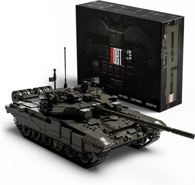 Gevechtstank Model - Militair Bouwpakket - Model Tonen - 2083 Stuks - 43 cm Lengte - Groen