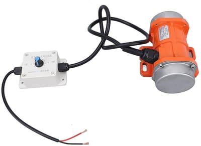 Krachtige 12V Betonschudder Motor met Snelheidsregelaar voor Trillende Machines en Vibratietafels, Ideaal voor Betonbewerking en Metaalverwerking (60W)