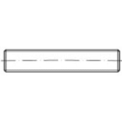 TOOLCRAFT 134999 Schroefbout M6 100 mm Staal Galvanisch verzinkt 100 stuk(s)