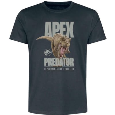 Jurassic Park T-shirt - Jurassic World - Apex Predator - S tot XXL - voor Mannen - zwart