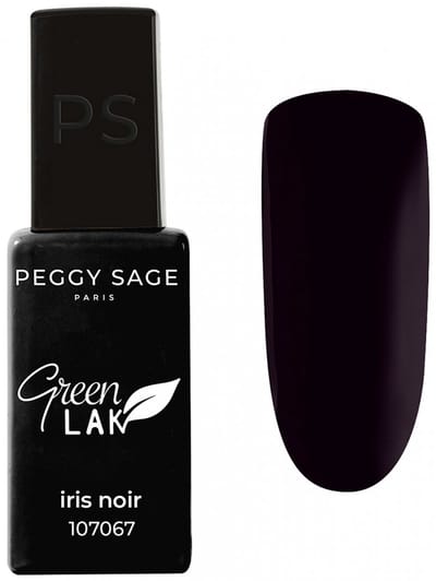 Peggy Sage Green Lak LED-nagellak 10 ml (Tint : 107067 : Iris Zwart)