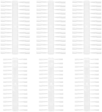 Dailygoods- Visgerei 168 Stuks - Aas Stopper 7mm/9mm - Kunststof - Transparant - Karpervisgerei - Ideaal voor Aas - Aassystemen
