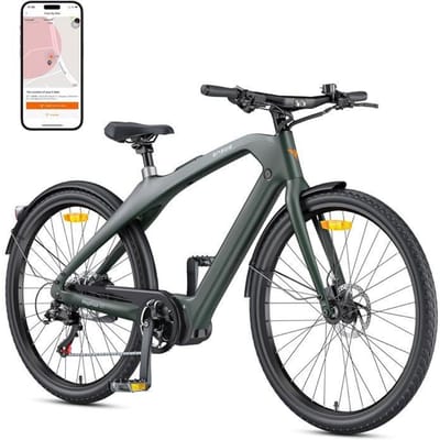 Elektrische fiets - ENGWE - N1 Pro - 27,5 inch - Actieradius 100 km - Batterij 36 V 10 Ah groen