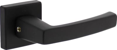 Intersteel Deurkruk Moora op rozet 50x50x10 mm aluminium zwart