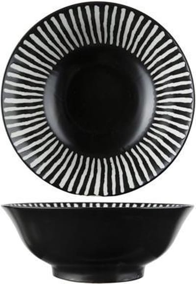 Okapi Black Bowl D20,8xh7,6cm1.23l Kom