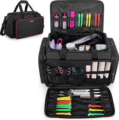 Professionele Kapper-Reistas - Zonder Accessoires - Kapperstas - Kaptas - Voor kappers / Barbers - Kapper school - Professionele kwaliteit - Stijlvol - Zwart