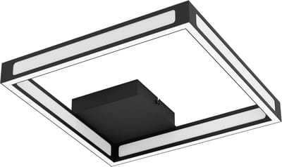 EGLO Altaflor Plafondlamp - LED - 31.5 cm - Zwart|Wit