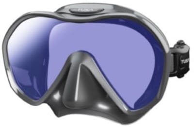 TUSA Zensee Pro - Premium duikmasker met geïntegreerde lens, panoramisch zicht, antireflecterende lens met UV420, licht en comfortabel - Grijs - M1010S QGMA