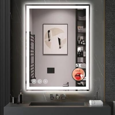 Dimbare Badkamerspiegel 24 x 36 Inch met Anti-Condens en 3 Kleurmodi