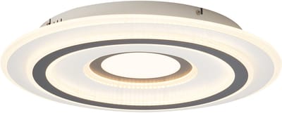 QAZQA taylor - Design LED Plafondlamp - 1 lichts - Ø 49 cm - Wit - Woonkamer | Slaapkamer | Keuken