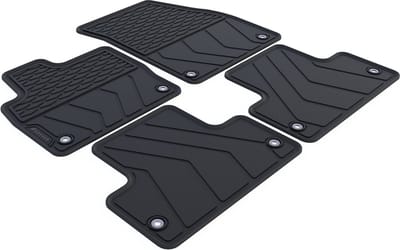 Rubber Automatten geschikt voor Land Rover Range Rover Evoque - 2011-2019 - 4-delig - Uitvoering: 5-deurs