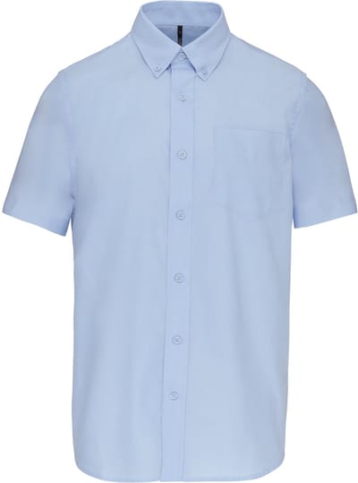 Kariban Heren Oxford overhemd korte mouwen K535 - Oxford Blue - XXL