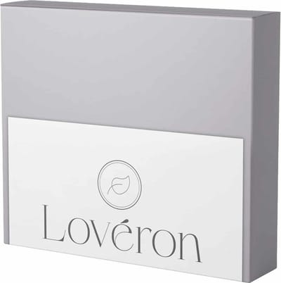 Lovéron kussensloop - Flanel - 2 stuks - 60x70 cm - Grijs