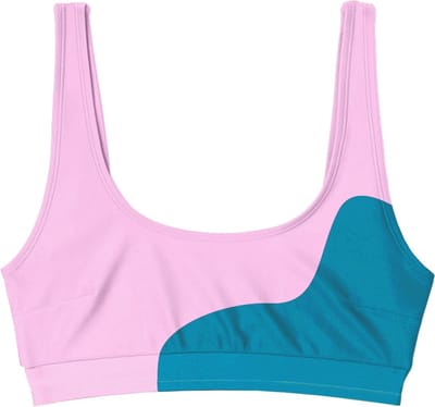 Sea'sons Official - Kleurveranderend - Brassiere Bikini Top - Teal-Pink - S
