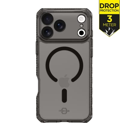 ITSKINS Hoesje geschikt voor Apple iPhone 17 Pro MagSafe Telefoonhoesje Hardcase | ITSKINS Level 2 HybridMagFrost R Backcover Shockproof | Geschikt voor MagSafe | Geschikt voor Draadloos Opladen met Magnetische Ring | Geschikt voor MagSafe Case -