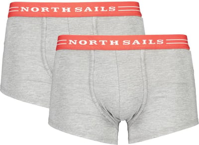 NORTH SAILS Boxershort Heren - S / GRIJS - 2 Boxers - Heren - Casual