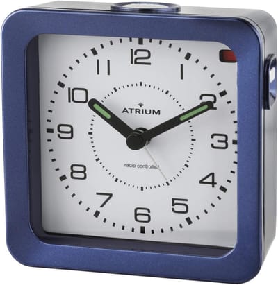 Radiogestuurde Analoge Wekker met Automatische Tijdinstelling en Snooze Functie