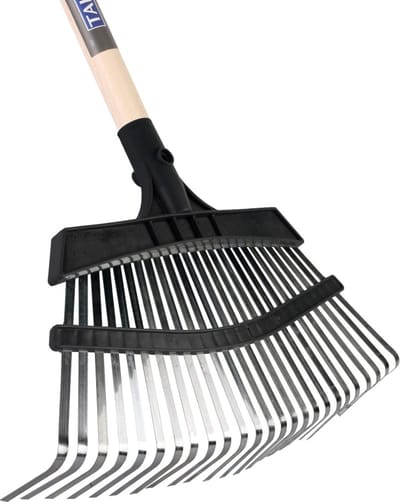 Talen Tools – Gazonhark – Metaal & kunststof – 45 cm – 25 tanden – Essenhouten steel – 150 cm