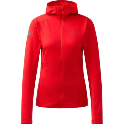 Haglofs L.i.m Mid Multi Ii Fleece Met Volledige Rits Rood L Vrouw