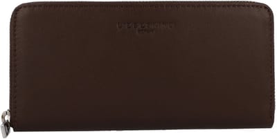 LIEBESKIND BERLIN Leren portemonnee Gigi Zip Around Wallet Roasted Coconut donkerbruin
