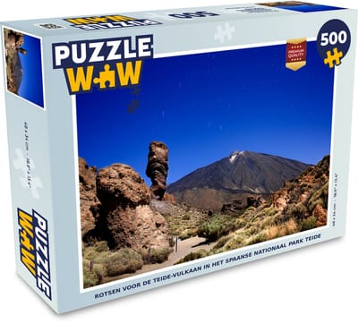 Puzzel Rotsen voor de Teide-vulkaan in het Spaanse Nationaal park Teide - Legpuzzel - Puzzel 500 stukjes