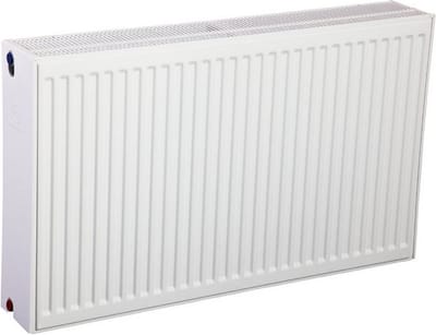 STELRAD BEL8 T33 paneelradiator 600x600mm - Wit - Middenaansluiting - 1433W