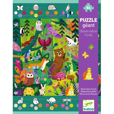 DJECO jumbo puzzel bos 5 jr+/ 54 stks