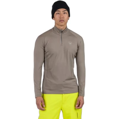 Rossignol Classique Fleece Met Halve Rits Grijs L Man