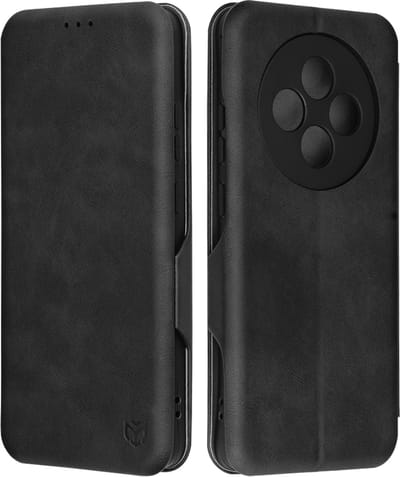 Hoesje voor Oppo Reno12 FS 5G / Reno12 FS 4G / Reno12 F 4G / Reno12 F, Techsuit, Safe Wallet Plus, Zwart