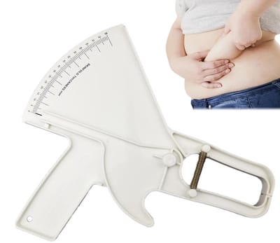 Lichaamsvetmeter - Huidrimpelmeter - Fitness bijhouden - Veeraangedreven ontwerp - 0-88 mm - Wit