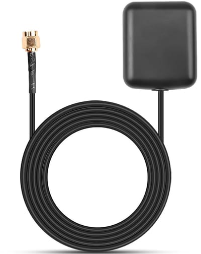 Dailygoods- GPS Antenne Waterdicht 4m - Actieve Antenne - SMA Mannelijke Connector - Magnetische Montage - Realtime Tracking - Voertuig GPS Systeem