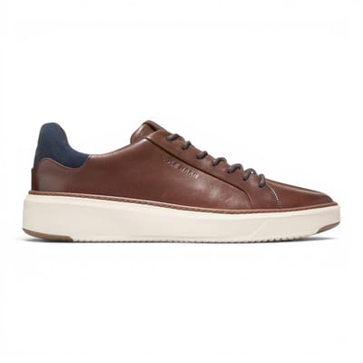 Cole Haan GrandPro Luxe Mile Trainer voor heren Bruine leren sneakers - C45103