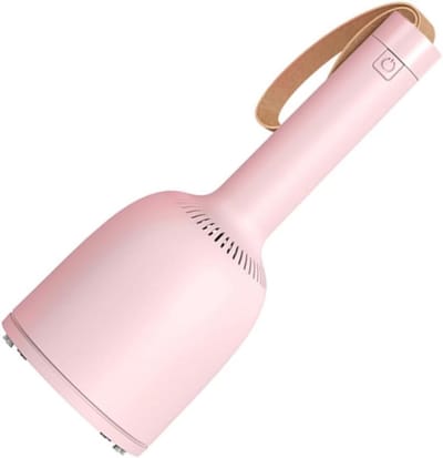 Mini Stofzuiger - Desktopreiniger Handheld - Bureau Schoonmaken - Draadloos Oplaadbaar - 7x7x17.5 cm - Roze