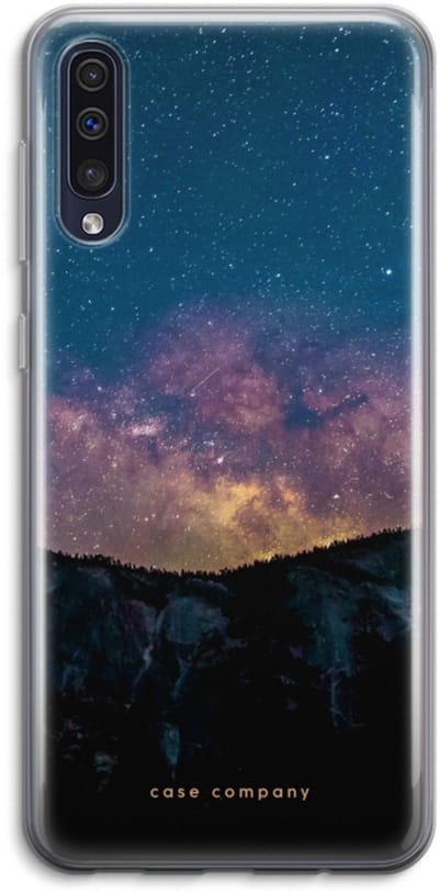 Case Company® - Hoesje geschikt voor Samsung Galaxy A50 hoesje - Travel to space - Soft Cover Telefoonhoesje - Bescherming aan alle Kanten en Schermrand